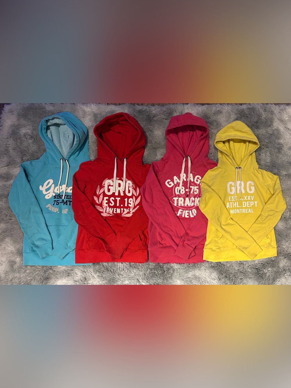 4 Garage Hoodies Bundle XS - S